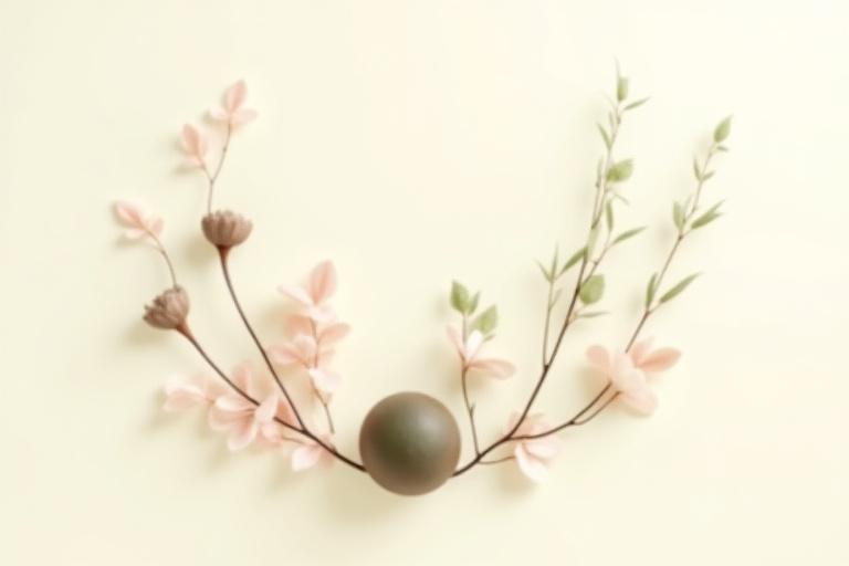 生け花をデジタルアートにインスパイアしたワークショップのイメージ